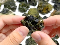 34 Pieces Raw Epidote Stone Specimen For Collection
