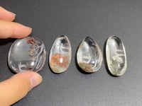 4 Pieces Buddhist Monk Bodhi Kensho Garden Quartz Inner Scene Carving