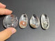 4 Pieces Buddhist Monk Bodhi Kensho Garden Quartz Inner Scene Carving