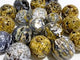 19 Pieces Geode Druzy 8th Vein Ocean Jasper Spheres