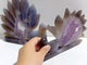 2 Pieces Geode Agate Druzy Nine-tailed Fox Carving #20