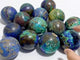 14 Pieces Azurite Mixed Malachite Spheres #4