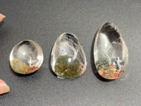3 Pieces Buddhist Monk Bodhi Kensho Garden Quartz Inner Scene Carving