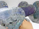 4 Pieces Large Labradorite Heart With Stand