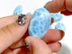 12 Pieces Cabochon Larimar DIY Charms Dominican Republic Larimar