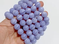6 Pieces High Grade Blue Lace Agate Bracelet