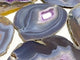6 Pieces Beautiful Large Amethyst Mixed Geode Druzy Agate Slabs