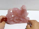 Beautiful Rose Quartz Horse Carving
