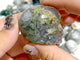 36 Pieces Moss Agate Skull Carving Closeout