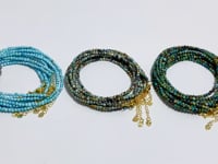 3 Types Mini Beads Necklace Wholesale Indonesia Turquoise Larimar