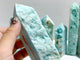 8 Pieces Large Hemimorphite Four-Sided Point Raw Side