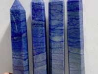 4 Pieces Large Blue Aventurine Tower