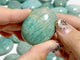 Normal Quality Amazonite Palm Stone Wholesale