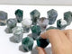 Moss Agate CupCake Shape Tower Points Wholesale