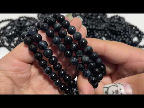 Local Stock - 8MM High Quality Blue Tiger Eye Bracelets Wholesale