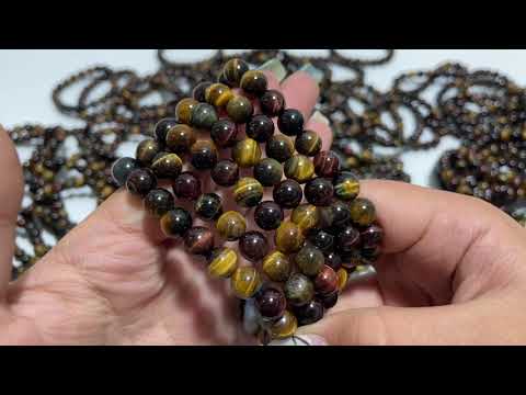 Local Stock - 8MM Yellow Tiger Eye Bracelet Wholesale