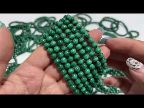 Local Stock - 6MM High Quality Malachite Bracelets Wholesale