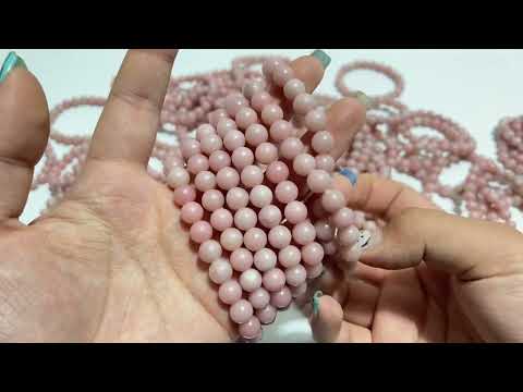 Local Stock - 8MM Pink Opal Bracelets Wholesale