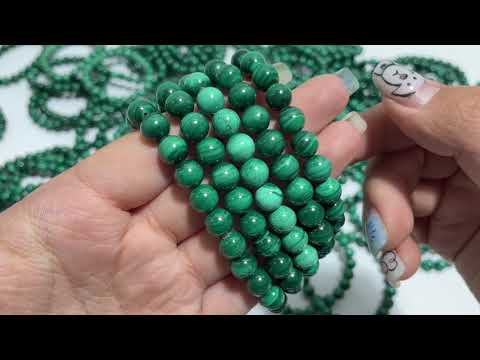 Local Stock - 8MM Malachite Bracelets Wholesale