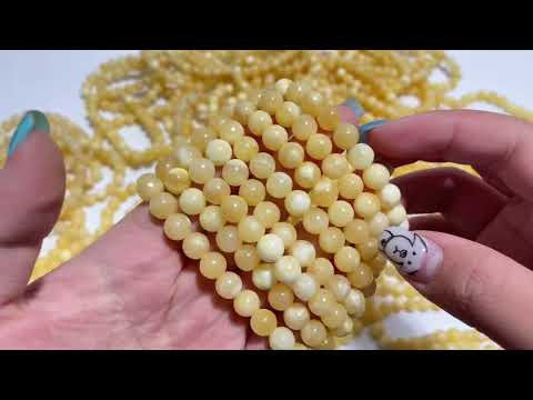 Local Stock - 8MM Yellow Calcite Bracelets Wholesale
