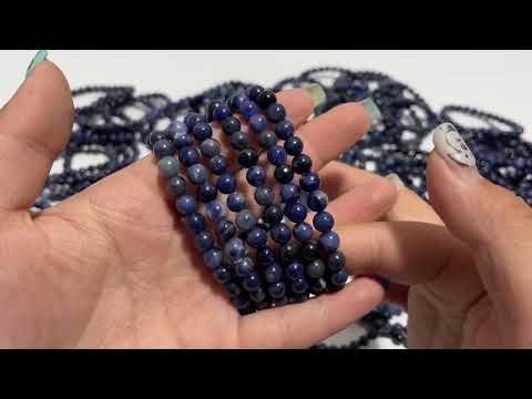 Local Stock - 6MM Blue Sodalite Bracelets Wholesale