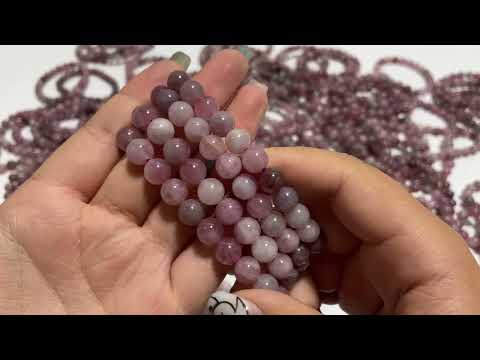 Local Stock - 8MM Purple Rose Quartz Bracelet Wholesale