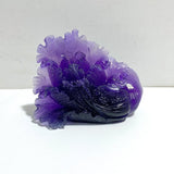 Purple Fluorite Chinese Cabbage Carving 5 - Wholesale Crystals