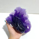 Purple Fluorite Chinese Cabbage Carving 5 - Wholesale Crystals