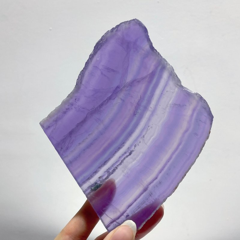 Purple Fluorite Slab Wholesale - Wholesale Crystals