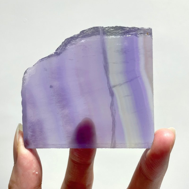 Purple Fluorite Slab Wholesale - Wholesale Crystals