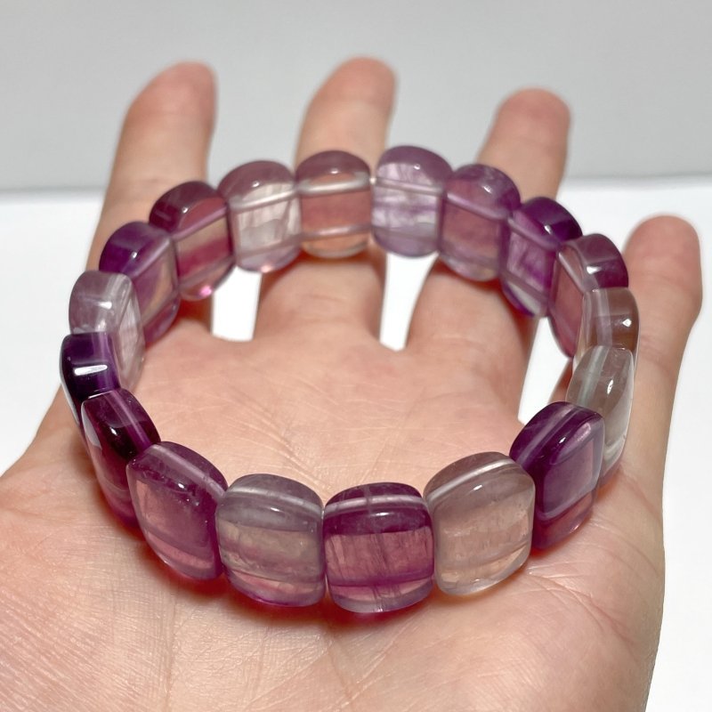 Purple Rainbow Fluorite Bracelet Wholesale - Wholesale Crystals