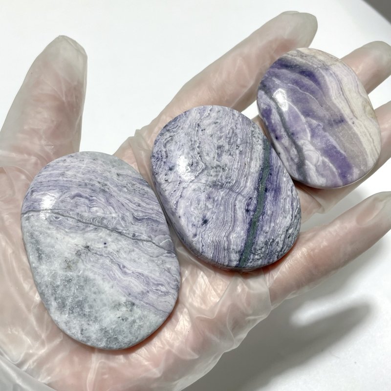 Purple Stripe Jasper Palm Wholesale - Wholesale Crystals