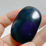 Rainbow Cat Eye Obsidian Palm Stone Wholesale - Wholesale Crystals