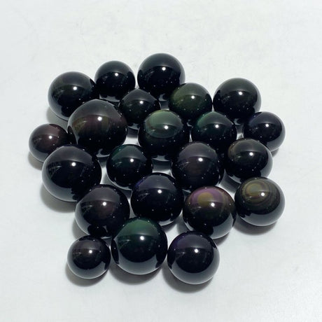 Rainbow Cat Eye Obsidian Sphere Ball Wholesale - Wholesale Crystals