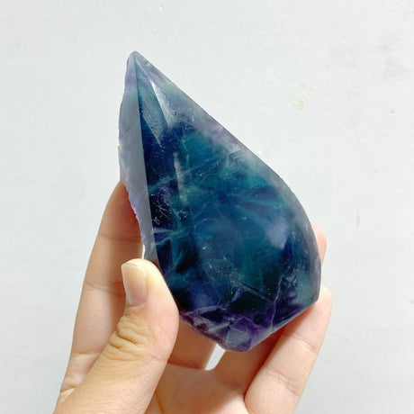Rainbow Fluorite Arrow Head Shape Rough Side Wholesale - Wholesale Crystals