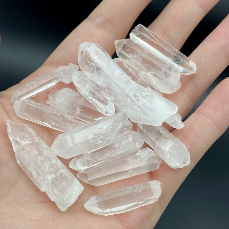 Raw Mini Brazil Clear Quartz Points Gift Box Wholesale Shrink Wrap Packaging - Wholesale Crystals