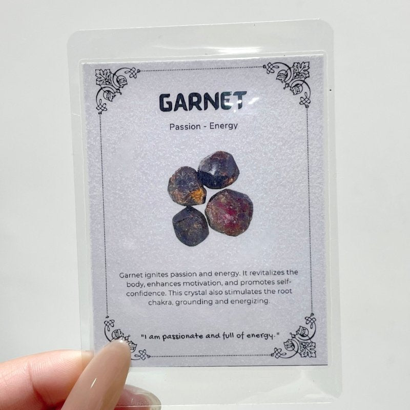 Raw Red Garnet Gift Box Wholesale Shrink Wrap Packaging - Wholesale Crystals