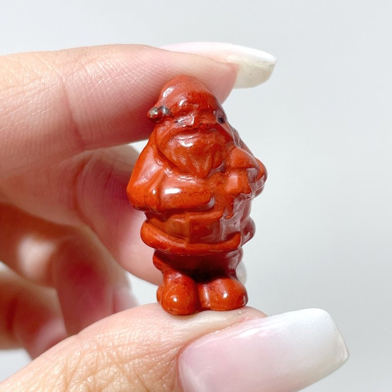 Red Jasper Santa Claus Carving Wholesale - Wholesale Crystals