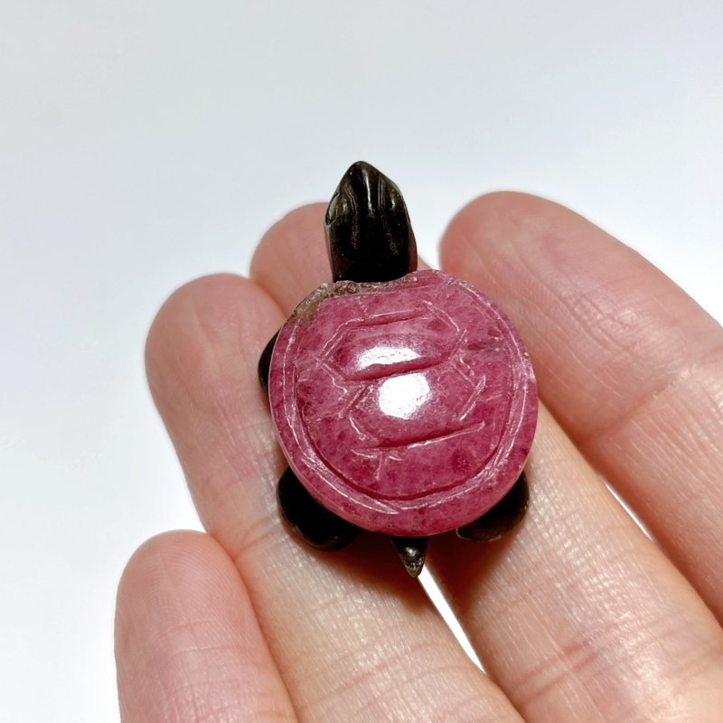 Rhodonite Turtle Carving Crystal Wholesale - Wholesale Crystals