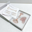 Rose Quartz Roller and Gua Sha A Set Wholesale Stunning Box Set Perfect for Gift - Wholesale Crystals