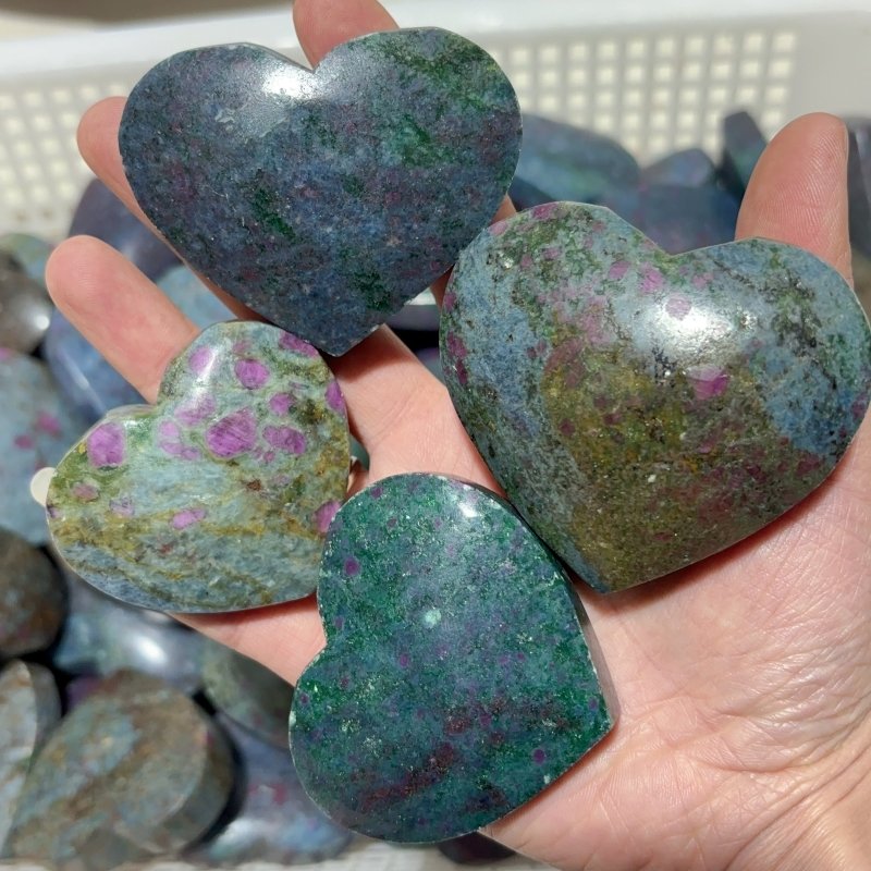 Ruby In Kyanite Stone Heart Wholesale -Wholesale Crystals