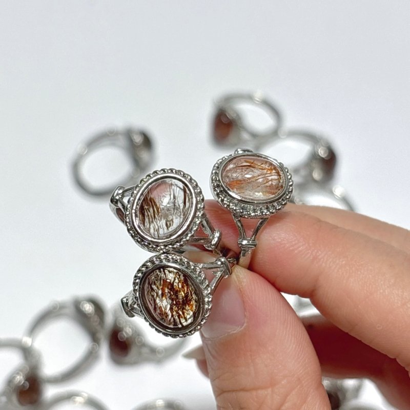 Rutile Quartz Crystal Ring Wholesale - Wholesale Crystals