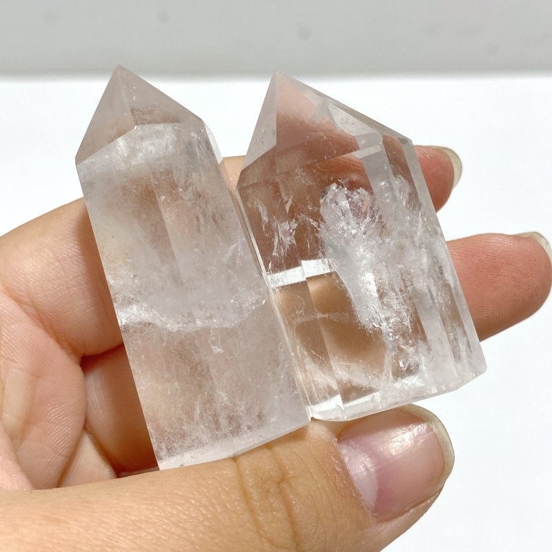 Short Fat Clear Quartz Tower Points Wholesale - Wholesale Crystals