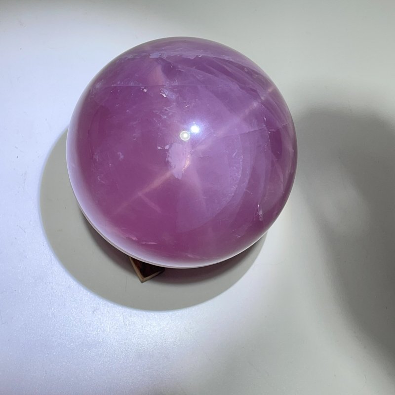 Six Star Line Deep Pink Rose Quartz Sphere -Wholesale Crystals