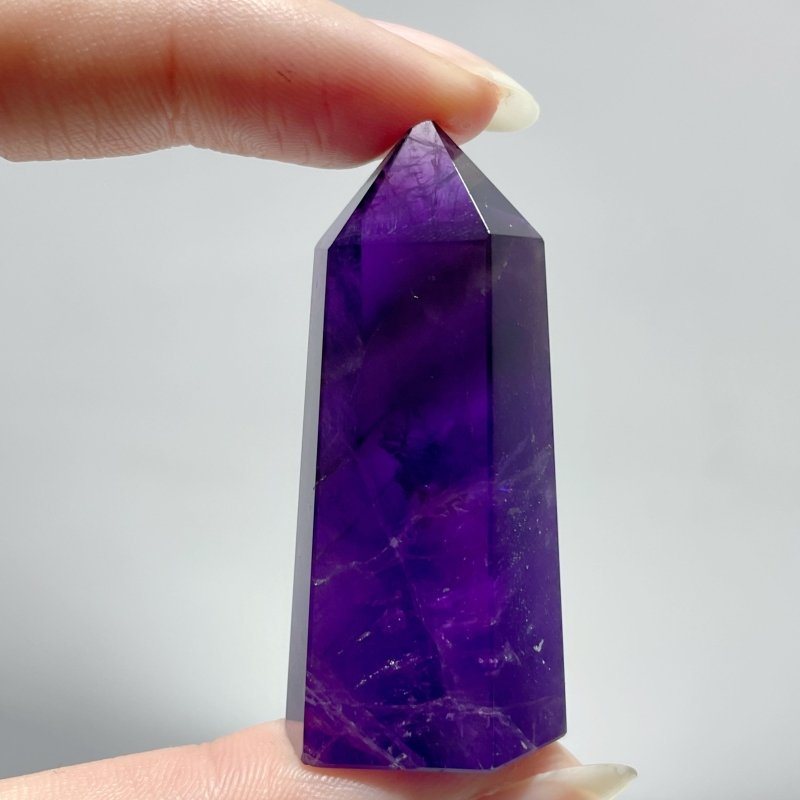 Small Deep Purple Amethyst Points Wholesale - Wholesale Crystals