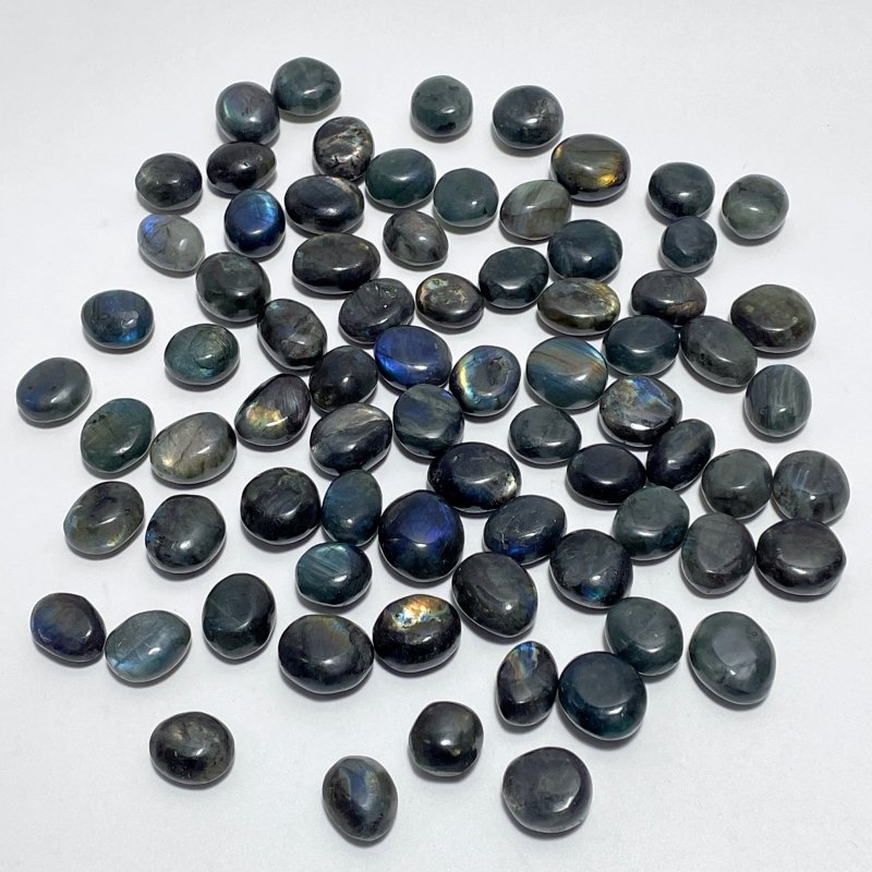 Small Flash Dark Labradorite Tumbled Wholesale - Wholesale Crystals