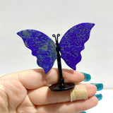 Small Lapis Lazuli Butterfly Carving With Stand Wholesale - Wholesale Crystals