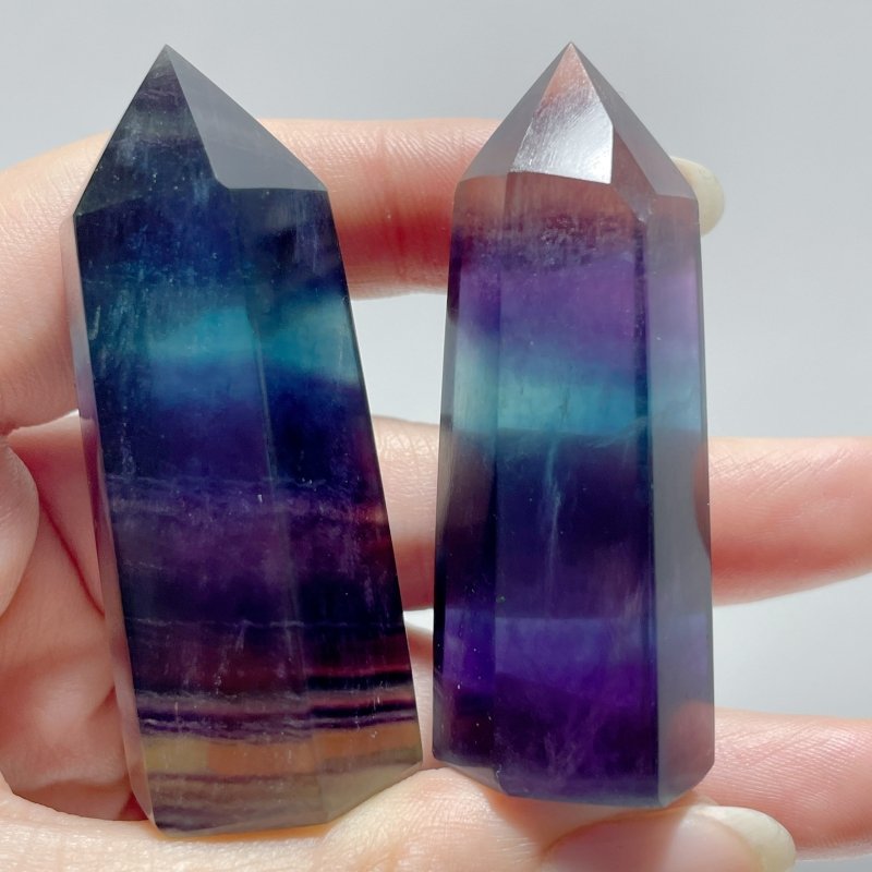 Small Rainbow Fluorite Point Tower Wholesale - Wholesale Crystals