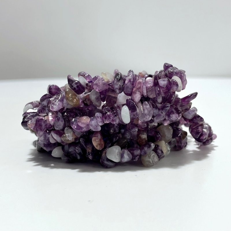 Spark Lepidolite Chip Bracelets Wholesale - Wholesale Crystals