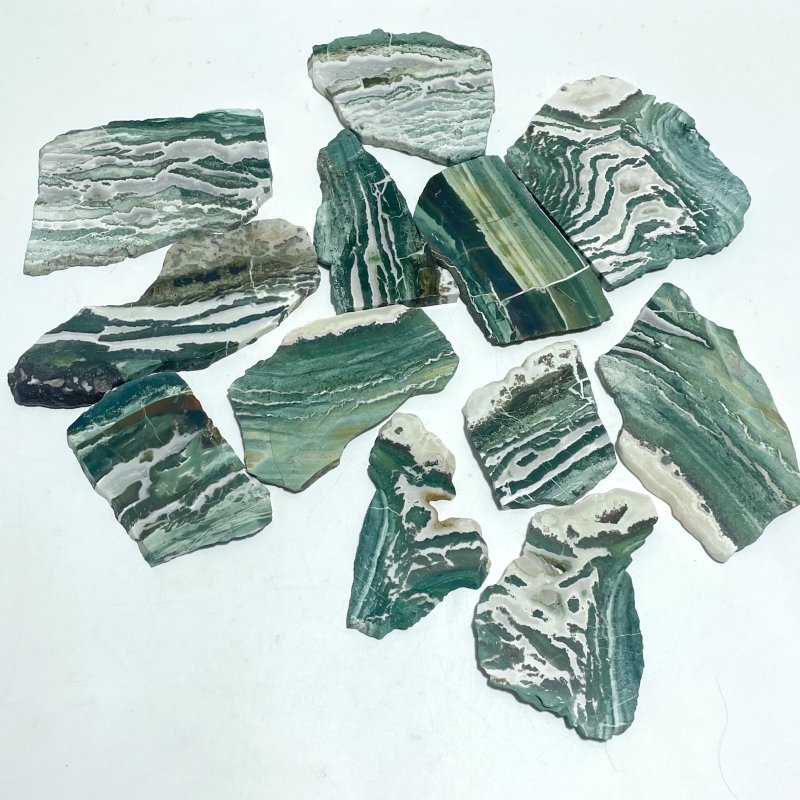Stripe Moss Agate Slab Wholesale